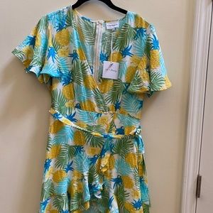Sold- Pineapple Print Dress
